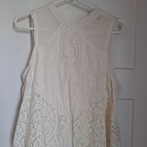 American Eagle- large cream tank top